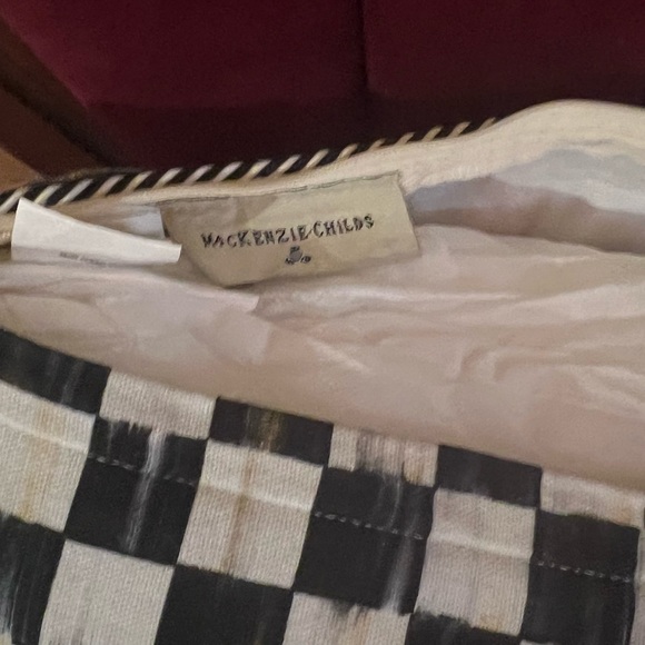 MacKenzie Childs Scottish Ram pillow. Only used for display.3 available - Picture 4 of 4